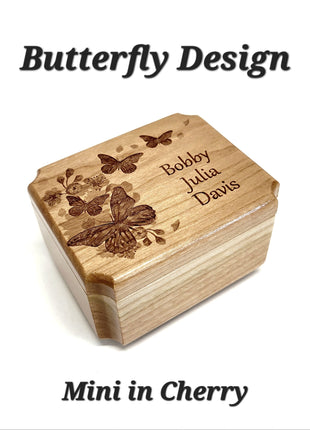 Wings Collection: Personalized Mini Urn Memory Boxes 4+