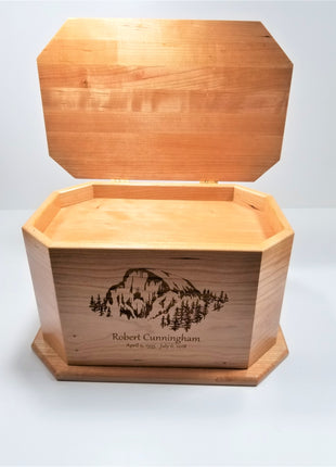 Custom Design Handmade Personalized Wood Urn