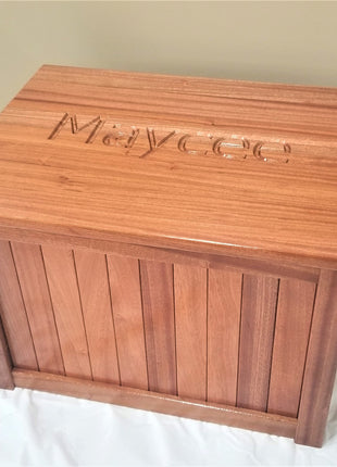 Personalized Handmade Hardwood Hope Chest, Toy Chest, Heavy Duty Hope Chest with Soft Close Hinges