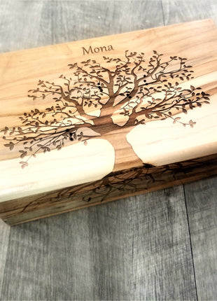 Personalized Tree of Life Traditional Music Box