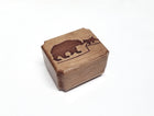 Engraved Handmade Personalized Mini Mama Bear Baby Bear Design Urn, Small Urn, Sharable Urn, Pocket Urn