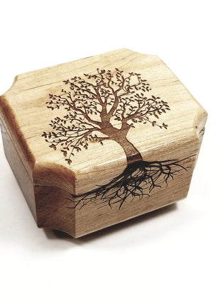 Engraved Handmade Personalized Mini Tree of Life Urn, Small Urn, Sharable Urn, Pocket Urn, Flower Urn