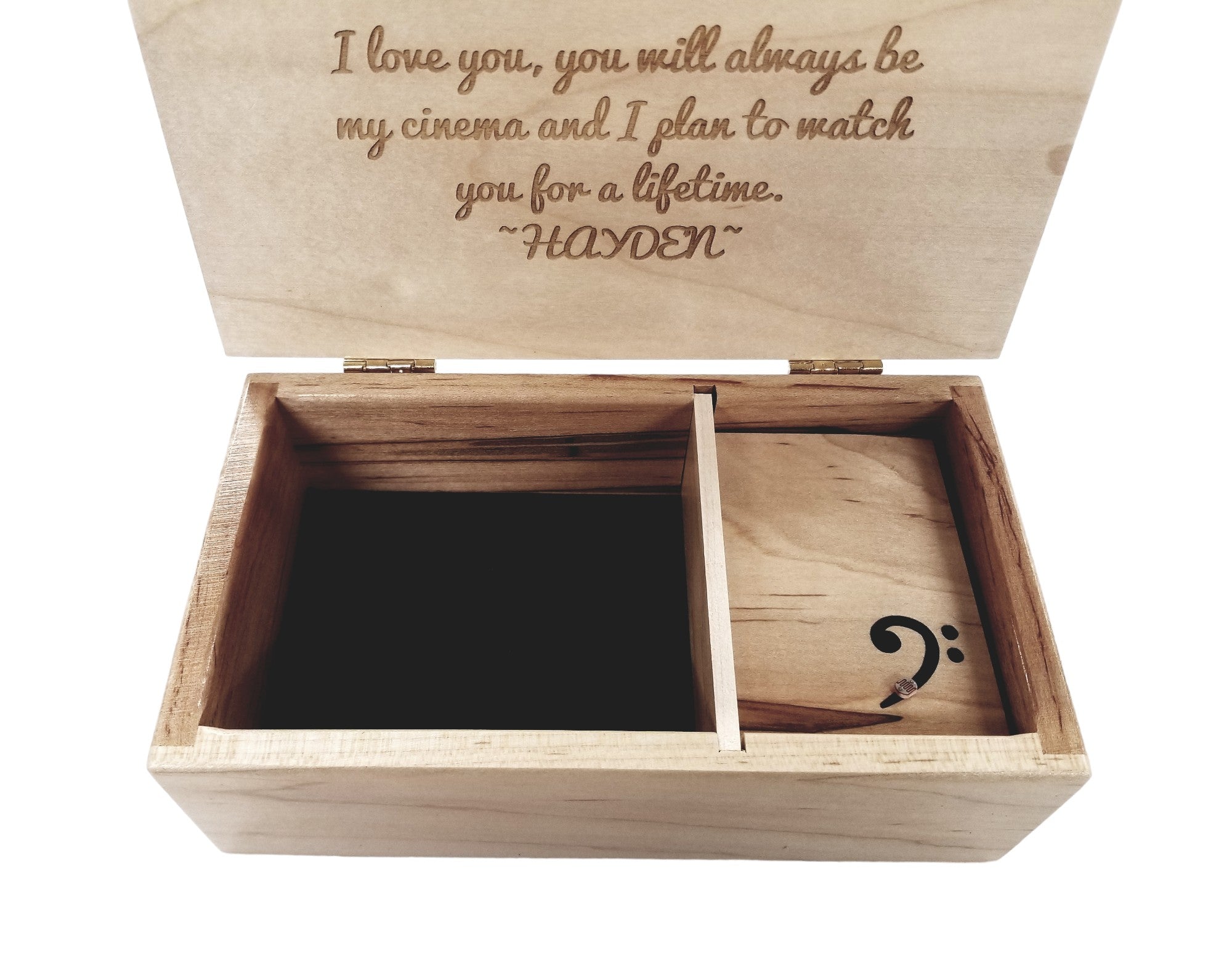 Musical Text Box Custom Design Electronic Music Box Add Text, Personalized Handmade Cus
