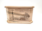 Farm Pet Urn Add Text, Handmade Personalized Custom Laser Engraved Wooden Small Urn