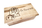 Doctor Electronic Music Box Add Text, Personalized Custom Wood Laser Engraved Music Box