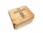 Cross John 3:16 Ring Box Add Text, Personalized Handmade Custom Laser Engraved Wooden Ring Box