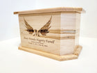 Custom Engraved Handmade Personalized Angel Wings Urn
