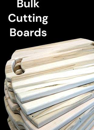 Engraver's Special 48 Ambrosia Maple 15x11.5x.75 Handmade Hardwood Cutting Boards Choose Your Handles