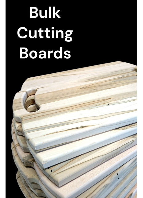 Engraver's Special 48 Ambrosia Maple 15x11.5x.75 Handmade Hardwood Cutting Boards Choose Your Handles