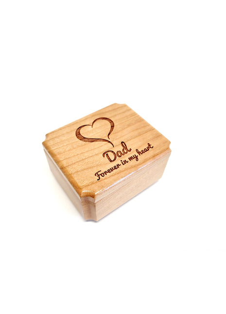 Custom Engraved Handmade Small Heart Memorial Urn, Small Urn, Sharable Urn, Pocket Urn, Rememberance Memorial, Small Memorial