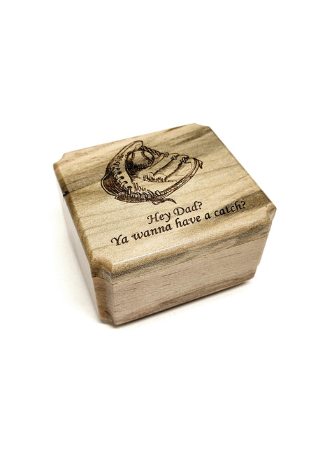 Baseball Glove Mini Urn Add Text, Small Shareable Urn, Infant Urn Personalized Handmade Custom Laser Engraved, Sports Urn