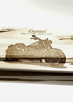 Personalized Motorcycle Memory Box
