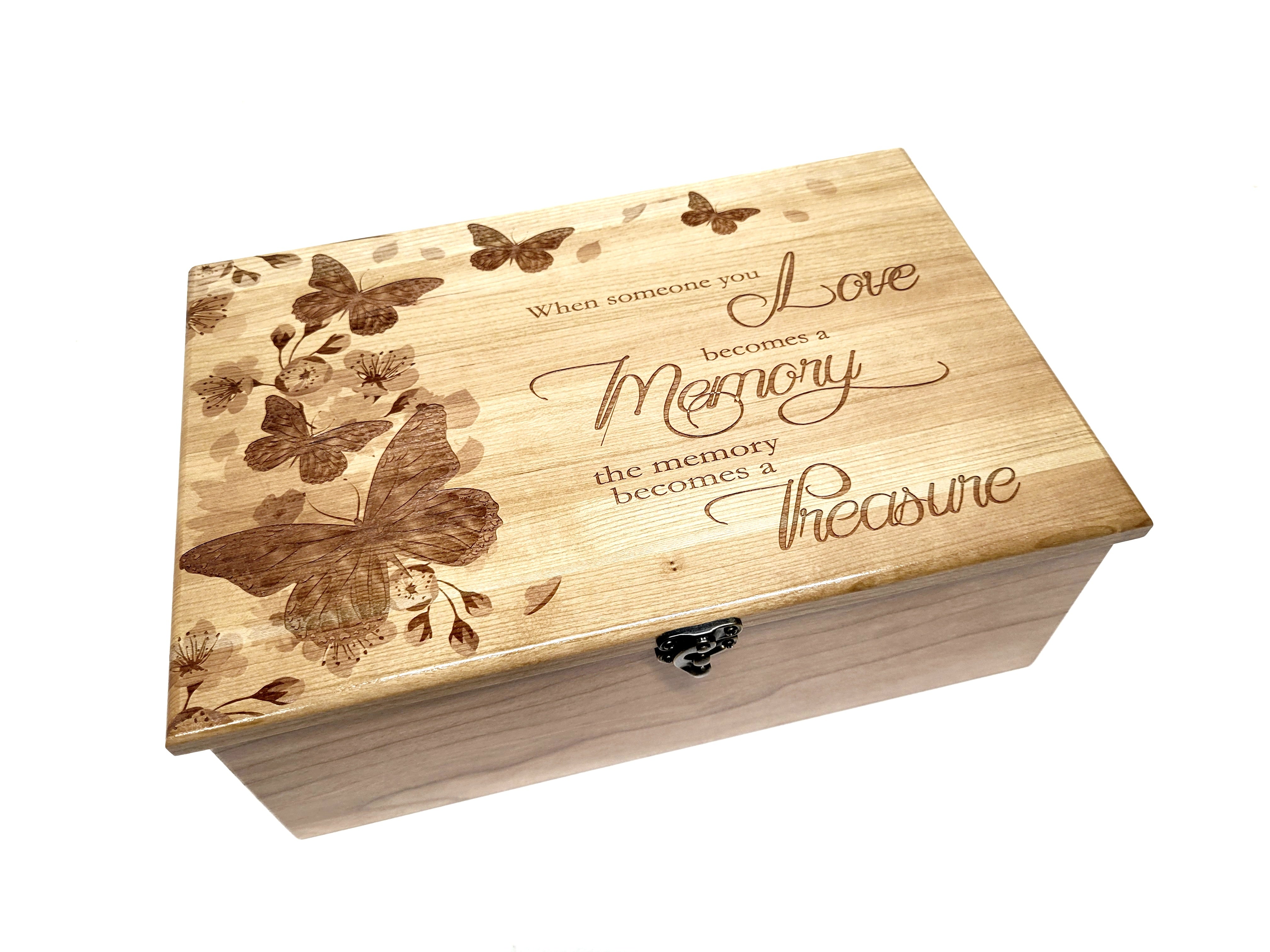 Butterfly Memory Box When Love Becomes A Memory Add Text, Personalized