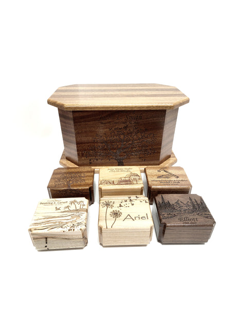 Halo Collection: Personalized Urn and Minis