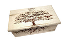 Cherry Blossom Tree Electronic Music Box Add Text, Personalized Custom Wood Laser Engraved Music Box