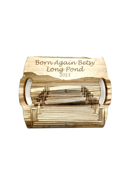 Dock Cutting Board Add Text, Personalized Custom Wooden Laser Engraved