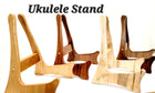 Custom Engraved Handmade Wood Baritone Ukelele Stand, Small Guitar Stand