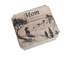 Horse on Moutain Mini Music Box Add Text, Personalized Handmade Custom Wood Small Wind Up Music Box
