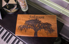 Weeping Willow Tree of Life Music Box Add Text, Personalized Custom Laser Engraved Traditional Wind Up Handmade Wood Music Box