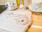Honey Bee Hive Cutting Board Add Text, Personalized Custom Wooden Laser Engraved