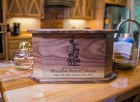 Handicap Child Urn Add Text, Personalized Handmade Custom Wood Laser Engraved Memorial Urn