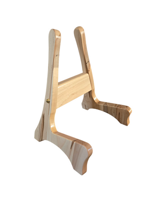 Custom Engraved Handmade Wood Baritone Ukelele Stand, Small Guitar Stand