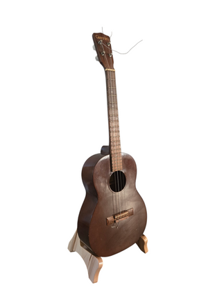 Custom Engraved Handmade Wood Baritone Ukelele Stand, Small Guitar Stand