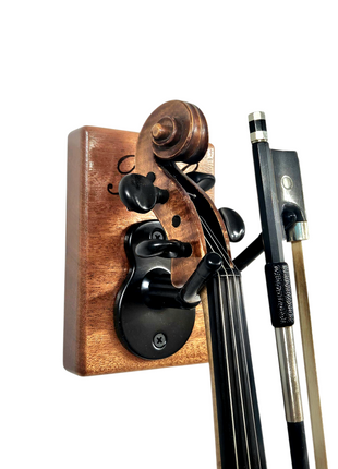 Custom Engraved Handmade Wood Violin Hanger, Violin Wall Hanger, Engraved Violin Hanger, Violinist Gift