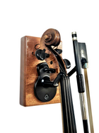 Custom Engraved Handmade Wood Viola Hanger, Viola Wall Hanger, Engraved Viola Hanger, Violist Gift