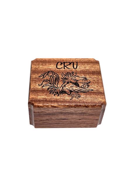 Gamecock South Carolina USC Mini Music Box Add Text, Personalized Handmade Custom Wood Small Wind Up Music Box,Gamecock Gift, Football Gift, Basketball Gift, Graduation Gift, College Gift