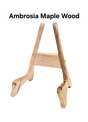 Custom Engraved Handmade Wood Baritone Ukelele Stand, Small Guitar Stand