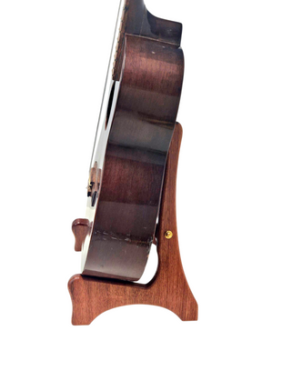 Custom Engraved Handmade Wood Baritone Ukelele Stand, Small Guitar Stand