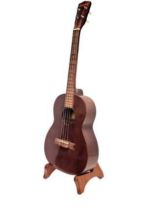 Custom Engraved Handmade Wood Baritone Ukelele Stand, Small Guitar Stand