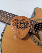 Gamecock South Carolina USC Guitar Pick Box Add Text, Custom Laser Engraved Handmade Pick Box, USC Musician Gift, USC School of Music