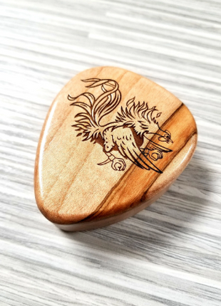 Gamecock South Carolina USC Guitar Pick Box Add Text, Custom Laser Engraved Handmade Pick Box, USC Musician Gift, USC School of Music