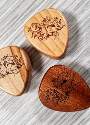 Gamecock South Carolina USC Guitar Pick Box Add Text, Custom Laser Engraved Handmade Pick Box, USC Musician Gift, USC School of Music