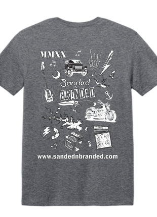SNB Rock On Skull Headphones T-Shirt