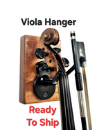 Ready to Ship Handmade Wood Viola Hanger, Viola Wall Hanger, Violist Gift