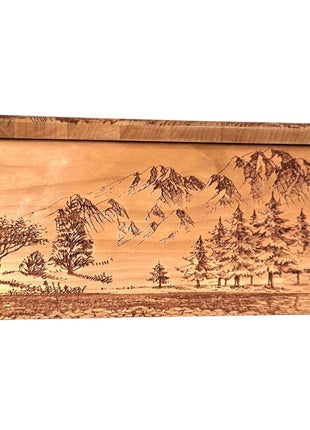 Flower Tree Swing Memory Box Add Text, Personalized Handmade Custom Wood Anniversary weddingl Laser Engraved Box