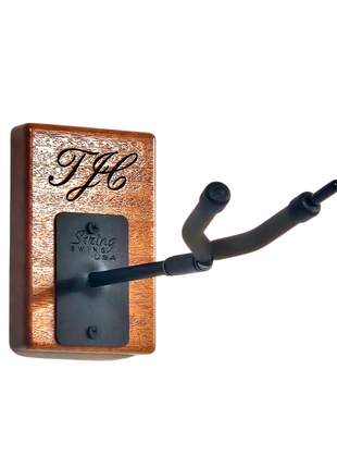 Custom Engraved Handmade Wood Cello Hanger, Cello Wall Hanger, Engraved Cello Hanger, Cellist Gift
