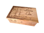 Flower Tree Swing Memory Box Add Text, Personalized Handmade Custom Wood Anniversary weddingl Laser Engraved Box