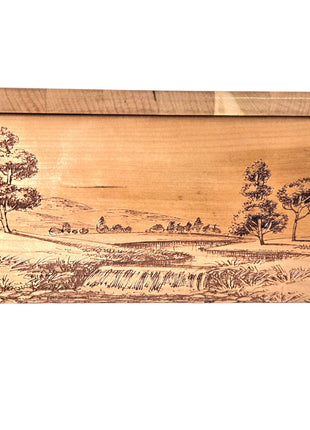 Flower Tree Swing Memory Box Add Text, Personalized Handmade Custom Wood Anniversary weddingl Laser Engraved Box