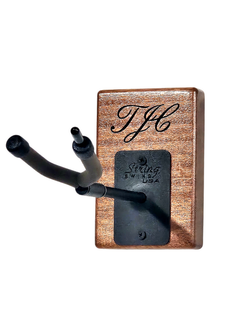 Custom Engraved Handmade Wood Cello Hanger, Cello Wall Hanger, Engraved Cello Hanger, Cellist Gift