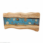 Wooden Epoxy Lighted Fixture seashell Nautical Wall Art