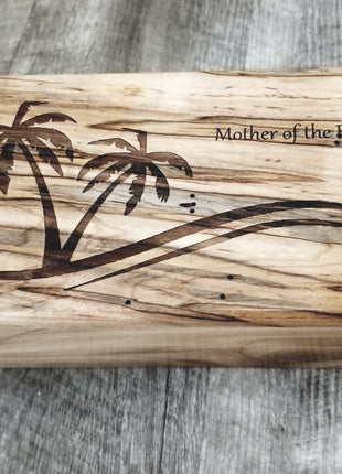Personalized Palm Tree Traditional Music Box