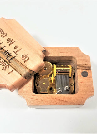 Personalized Music Design Treble Clef Davy Jones Lullaby Mini Music Box