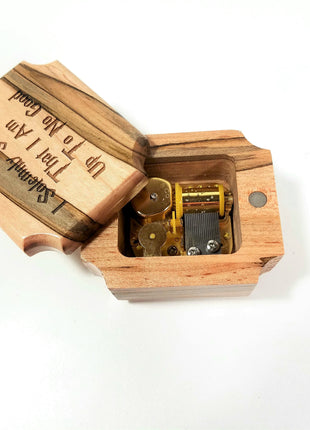 Personalized Pond Memorial Mini Music Box