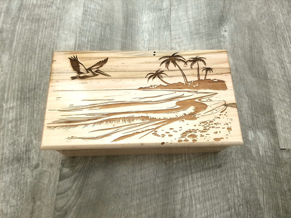 Personalized Beach with Pelican Electronic Music Box