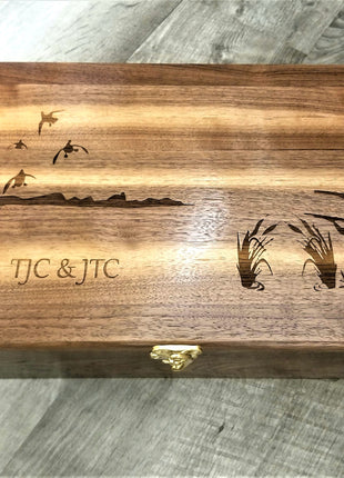 Personalized Duck Hunting Father and Son Memory Box