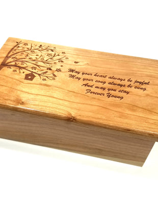 Personalized Tree Design Traditional Music Box